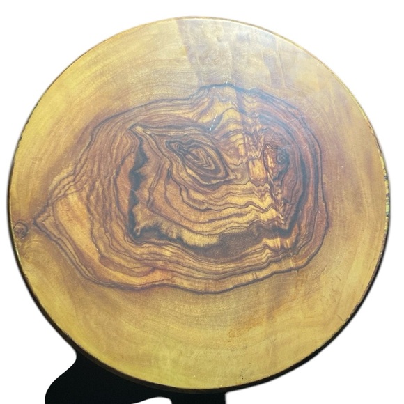 3 American Metalcraft 14" Round Melamine
Serving Board / Charger Faux Olive Wood - Picture 5 of 16